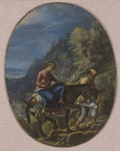 The Flight into Egypt by Adam Elsheimer